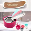 Measuring Cups 5 In 1 - 5Pcs Plastic Measuring Cups Spoon Scoop Kitchen Cooking Tool Baking Utensil Multi Colour 5pcs/set Measuring Spoons Colorful Plastic Measure Spoon Useful Sugar Cake Baking Spoon Kitchen Baking Measuring Tools. 