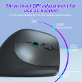 Bluetooth Mouse Vertical Mouse Ergonomic 2.4G Wireless Optical Mice 3 Adjustable DPI 800/1200/1600 6 Buttons for Laptop Desktop. 