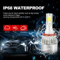 9006】 C6 LED Lights H1 HB3 HB4 H13 H3 H11 H4 LED Headlight H7 Bulb Turbo Fog Car Lamp for Auto Motorcycle 6000K 55W 12V. 