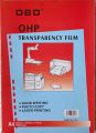 OHP Transparency Film. 