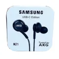 SAMSUNG M20 M21 Earphones ANC (SAE) Headset In-Ear 3.5mm With Mic Wired For Galaxy S20 Note10 S10 S9 S8 S7 and all 3.5 compatible phones/PCs. 
