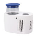 Portable Electric Cup Warmer And Cooler Digital Display Quick Cooling White Cup. 