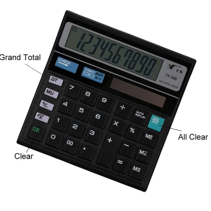 Citizen%20CT-500%20Calculator%2012%20Digits%20Solar%20Power%20Portable%20Calculator%20-%20Image%203
