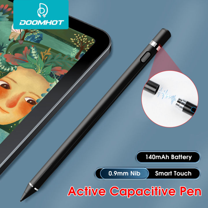 DoomHot Active Capacitive Pen Touch Screen Paint Stylus For Writing & Painting Rechargeable Stylus Pen Active Capacitive Pen Universal Stylus Drawing Pen for Phone