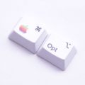 PBT Keycaps MAC Commond And Option Keys Dye-Sublimation Cherry MX Key Caps For MX Switches Mechanical Gaming Keyboard. 