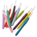 Crochet Hook Set with Ergonomic Handles for Extreme Comfort, Perfect Crochet Hooks, Extra Long  Knit Needles. 