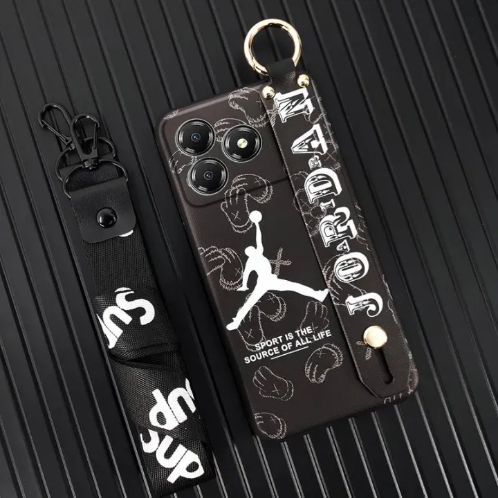 Durable%20Protective%20Phone%20Case%20For%20ZTE%20Blade%20A36%204G/Z2472%20Wristband%20Silicone%20Back%20Cover%20Wrist%20Strap%20Fashion%20Design%20Trendy%20-%20Image%2010