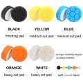 5PCS 3/4/5/6/7Inch Car Waxing Polishing Buffing Sponge Pad Kit For Auto Headlight Polisher Detailing Cleaning Washing Fininshing. 