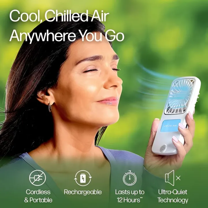 Arctic Air Freedom Cooler| Portable Personal Cooler Mini Cooling Home Office | Conditioner Humidifier Purifier Device Compact Fan | USB-Powered Air Cooler