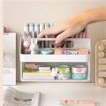 【HOT】 Desktop Organizer Drawer Storage Box Multi-Functional Plastic Desk Stationery Hand Account Storage Rack Desk Simple Pen Holder. 