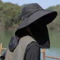 Summer Sun Hats UV Protection Outdoor Fishing Cap For Men Women Muqin. 