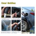 2M High Flow Siphon Hand Pump Portable Manual Car Fuel Transfer Pum for Gas Gasoline Petrol Diesel-Oil Liquid Water Fish Tank. 