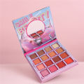 BELZGMEE 16 Colors Matte Eyeshadow Palette Book with Mirror Beauty Girl Glitter Blush Eyes Shadow Professional Cosmetic for Face. 