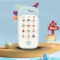 Toi-Toi Toys Baby Cell Phone Toy for Learning and Play Early Education Telephone with Silicone Cover Music Lights for 0-1 Year Old Kids Christmas Gift Permainan Kanak Budak Bayi. 