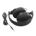 Guitar Amplifier Audio Mixer over Ear Headset Retractable Foldable Wired Stereo Headphone. 