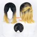 4 Styles Kenma Kozume Cosplay Wig Golden Black Dyeing Kozume Kenma Females Wig Heat Resistant Synthetic Hair Halloween Carnival. 
