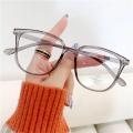 Fashion Eyewear Reading Glasses Trendy Transparent UV400 Protection Sunglasses Unisex Design Anti-blue Light Eyewear for Outdoor Reading Digital Device Usage Eye Strain Prevention All Genders Wear. 