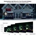 Outdoor ports RGB waterproof LED projection light remote control. 