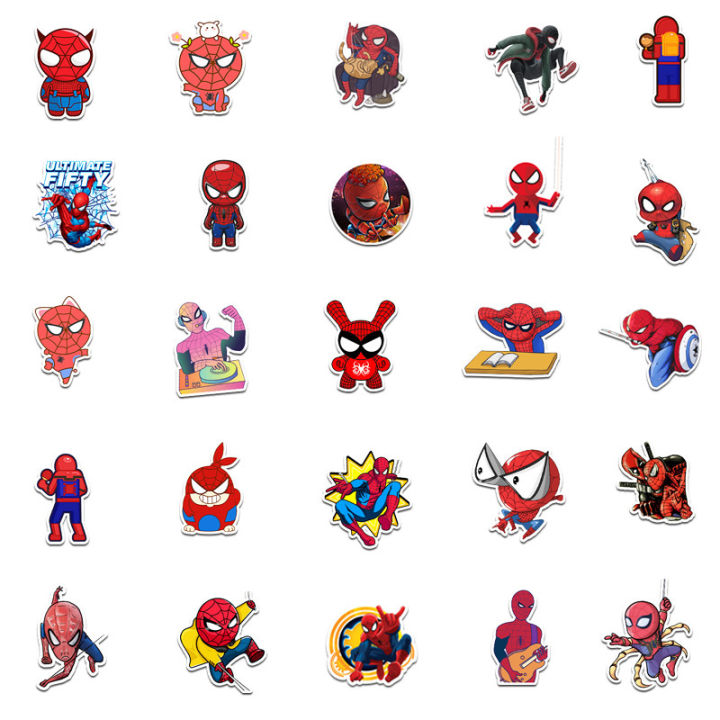 20/40pcs%20Spider%20Man%20Stickers%20Spider%20Verse%20Stickers%20for%20Laptop%20Scrapbook%20Journal%20Kids%20Girls%20Boys%20Stickers%20-%20Image%204