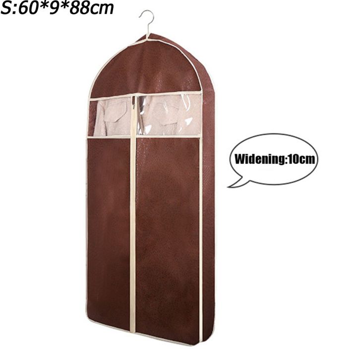 3 Sizes Hanging Dustproof Long Down Jacket Household For Garment Coat Suit Clothes Cover Dust Cover Storage Bag Protect Case