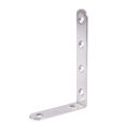 125X75mm L Shape Stainless Steel Shelf Corner Brace Angle Bracket & Metal 8 Holes 250mm. 