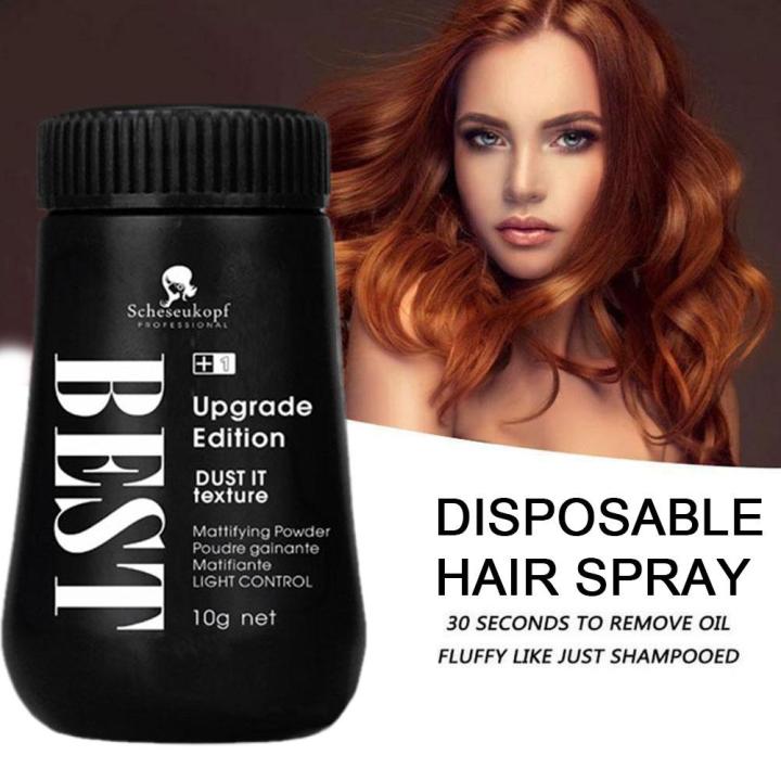 Hair Powder Fluffy Increase Hair Volume Mattifying Grease Absorb Uni Design Hair Powder Finalize Hair Styling Powder, X3z3