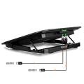 Multifunctional Adjustable Computer Desk Notebook Cooler with Laptop Cooling Fan. 