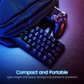 VicTsing 60% 61 Key Mechanical Keyboard USB Wired LED Backlit Axis Gaming Mechanical Keyboard for Windows Mac PC Gamers and FPS. 