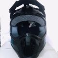 U.P.Co Gladiator Black Matt Motor Bike Helmet SLS Certified. 