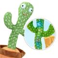 Talking Toy Dancing Cactus Doll Speak Talk Sound Record Repeat Kawaii Cactus Fun Plush Toy Battery Cactus Light Early Education Gift For Kids. 