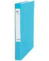 2 Ring Slim Laminated Files 16mm - Light Blue. 