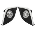1pair Fog Lights Kit 81481 02340 Front Bumper Fog Lamp With Chrome Cover Wiring Switch for Toyota Corolla 2014 to 2016. 