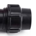New Compression PE Quick Connector Poly HDPE Ball Valve Stopcock 20mm 25mm 32mm Irrigation System Stop Tap Valve Fittings. 