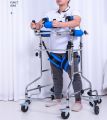 Adult Walker Elderly Rehabilitation Training for Stroke Hemiplegia Equipment Assist Lower Limb Walking Thicken Standing Frame. 