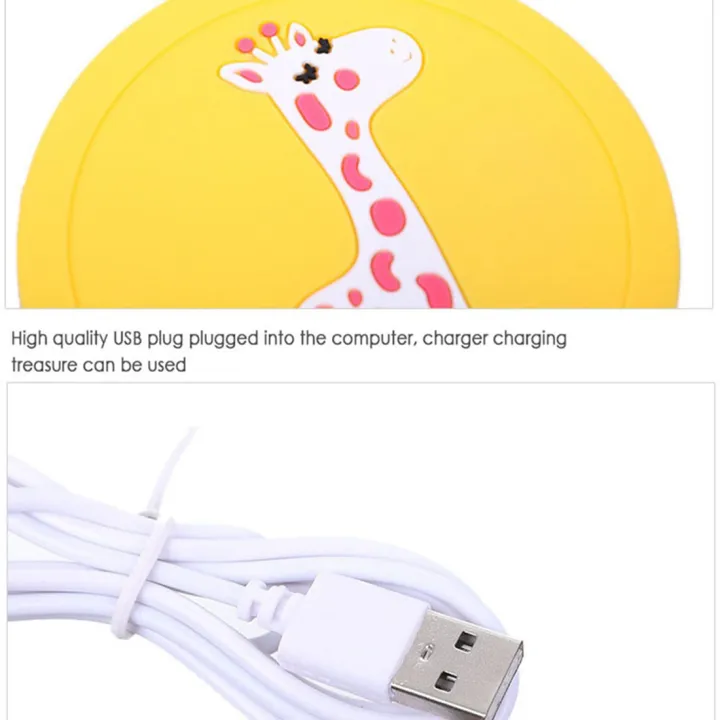 USB%20Cartoon%20Cup%20Warmer%20Heat%20Beverage%20Mug%20Mat%20Heater%20Mugs,%20Giraffe%20-%20Image%207