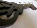 Key Shaped Key Holder Wall Mounted Hold Up To 4 Keys Made In Sri Lanka Brand New. 
