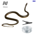 Sirend Nebula Realistic Prank Snake 120cm Snake Prank Toy with Clear Line Clip Fun Rubber Snake Gag Gift for Halloween Party Kids Adults Teasing Props for Friends Scary Snake Toy. 