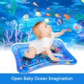 Baby Slapped Pad Kids Water Play Mat Toys Inflatable Tummy Time Leakproof Water Mat Non Toxic Water Play Mat Toys for Boys Girls Infant Toy Fun Activity Crawling Floor Bed for Toddlers Random Design. 