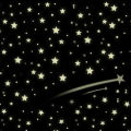 50 Pcs Star Fluorescent Glow in The Dark Luminous on Wall Stickers for Kids Wall Decor Living Room Decoration. 