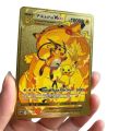 pokemon cards golden 2023 new 10000 Arceus Vmax Gx gold pocket monster card Spanish iron metal Pokmo Letters children's gift game collection cardParty Games Crafts. 