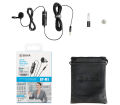 Original_Boya BY-M1 Omni Directional Lavalier Microphone with Free Pouch. 