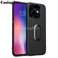 For Tecno Spark 10 Case Soft matte full Protector Shockproof Car Magnetic Holder Ring Phone Cover Casing hp Tecno Spark 10 Phone cases. 