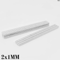 YekeLuxury 100/200/500/1000/5000PCS 2x1 Small Round Magnet 2*1mm Neodymium Powerful Magnetic 2x1mm Permanent Magnet 2*1 mini Disc magnet. 