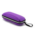 Square High-Sunglasses Case Anti-Pressure Sunglasses Case Black Zipper Honeycomb Water Cube Box. 