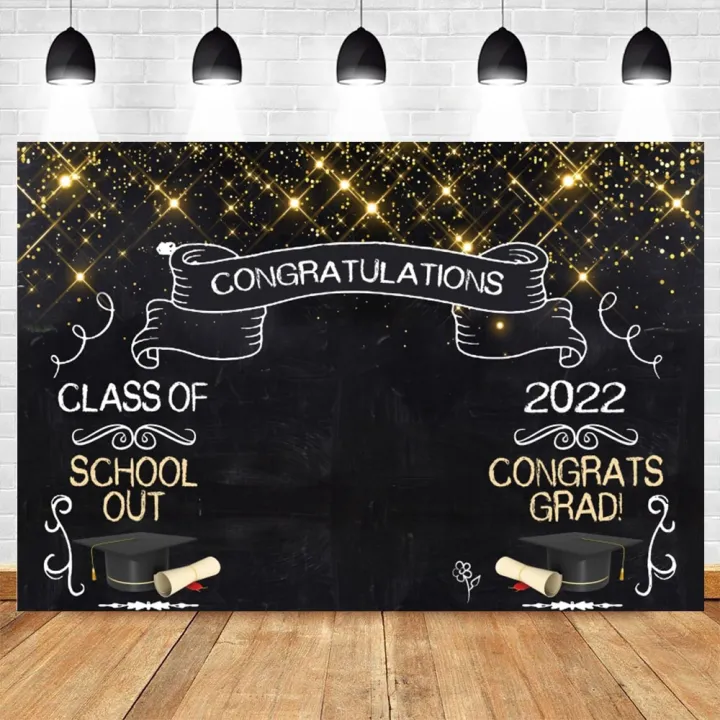 Graduation%20Party%20Backdrop%20Class%20and%20Golden%20Glitter%20Bokeh%20Spots%20Photography%20Background%20Congrats%20Grad%20Banner%20Decor%20-%20Image%202