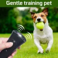 BETOP 2 in 1 Anti Barking Device Handheld LED Ultrasonic Pet Dog Repeller Control Training Device Trainer With Lights. 