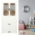 Foldable Wardrobe Organizer 360 Degree Universal Wheels Portable Wardrobe Closet for Cloakroom. 