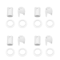 4X Plastic Shell Screw Type E14 Bulb Light Lamp Holder Socket AC 250V 2A. 