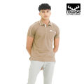 Moose Men’s Accented Polo T-Shirts. 