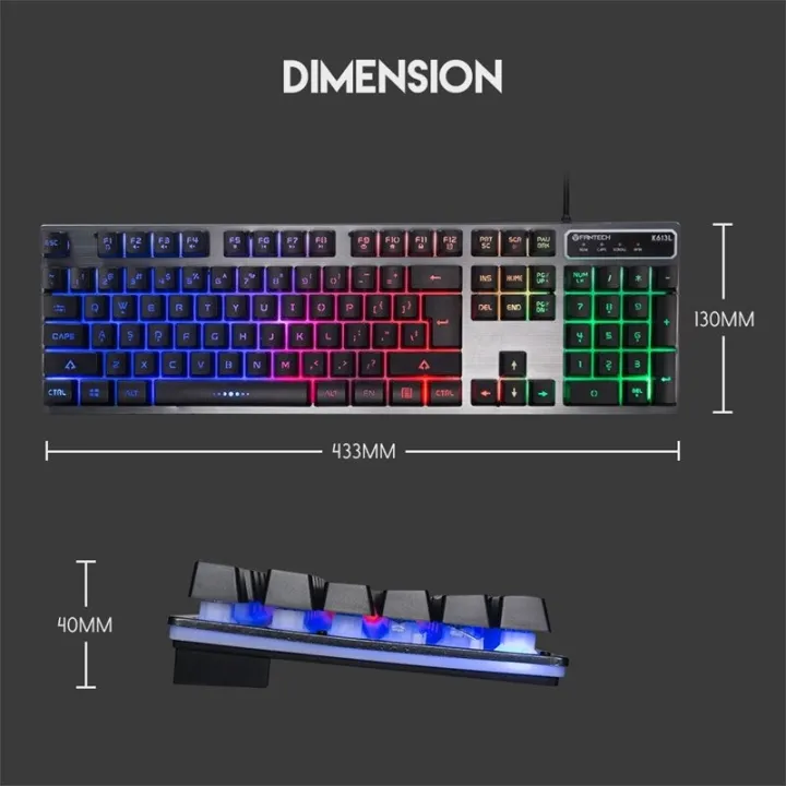 FANTECH%20K613L%20Fighter%20II%20Full%20Size%20Edition%20Gaming%20Keyboard%20-%20Image%206